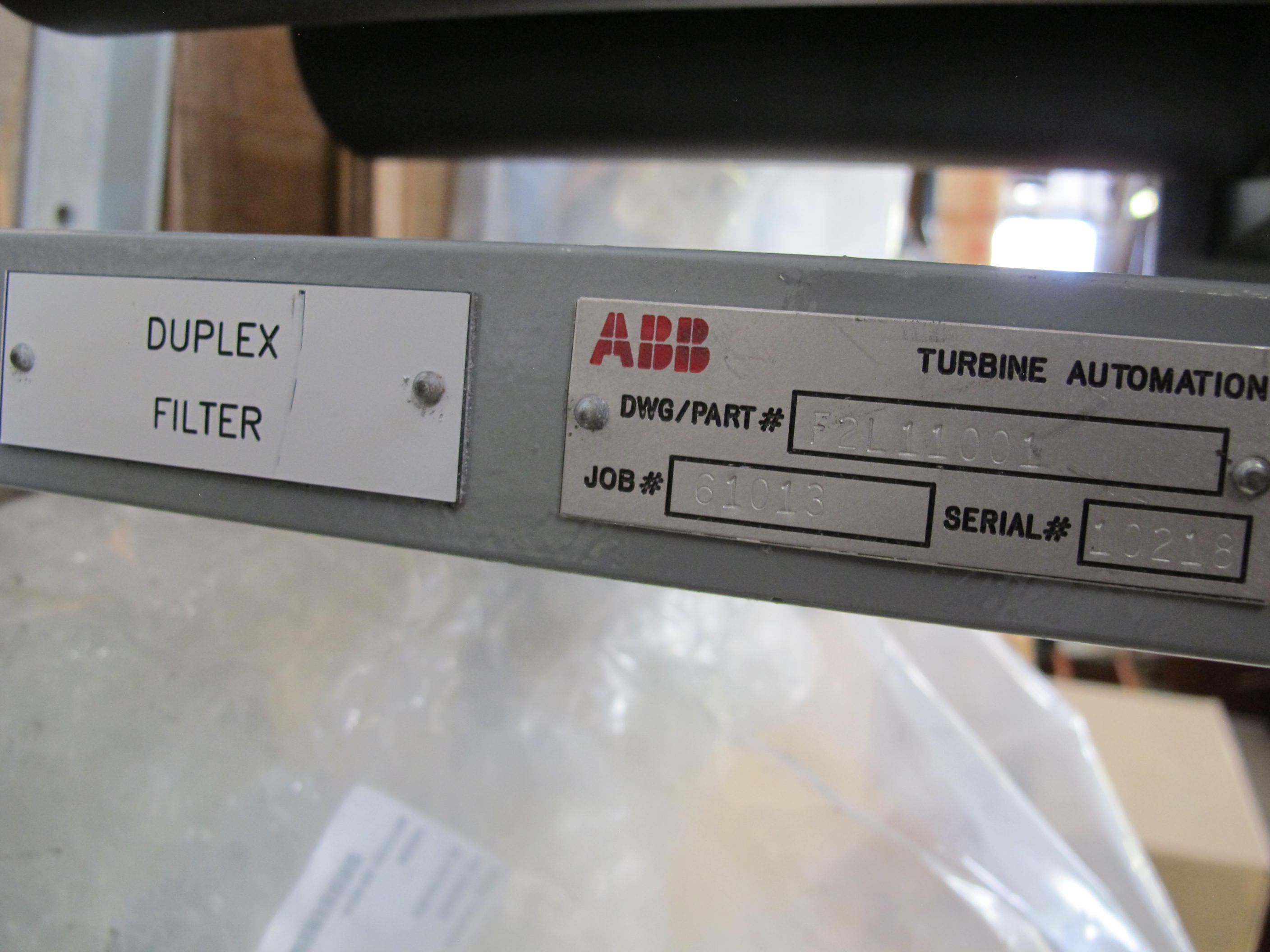 LOT TO INCLUDE: FILTER, OIL TYPE. 150 PSI/250 DEGREE F, 1" MNPT CONNECTION FOR MODEL DSRV-20-4, S/N 75041 AND 75042 DIESEL GENERATORS, (1) DUPLEX FILTER. LOADING & HANDLING FEE $15-4575